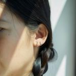 Chubby Huggy Gold Hoop Earrings (single)