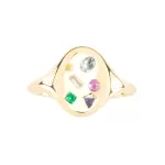 Mosaic Signet Ring
