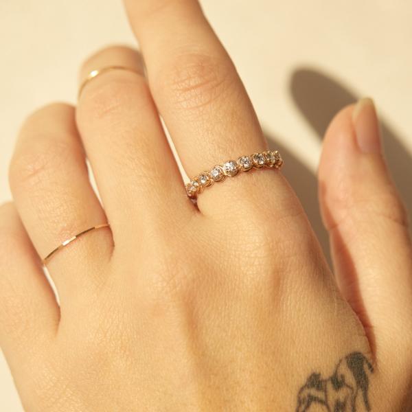 Star Gazer Diamond Eternity Band